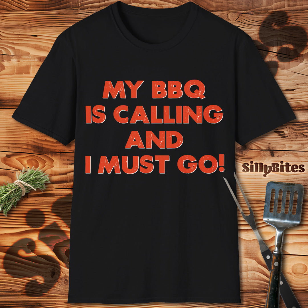 BBQ Is Calling Funny BBQ Lover T-Shirt - Unisex