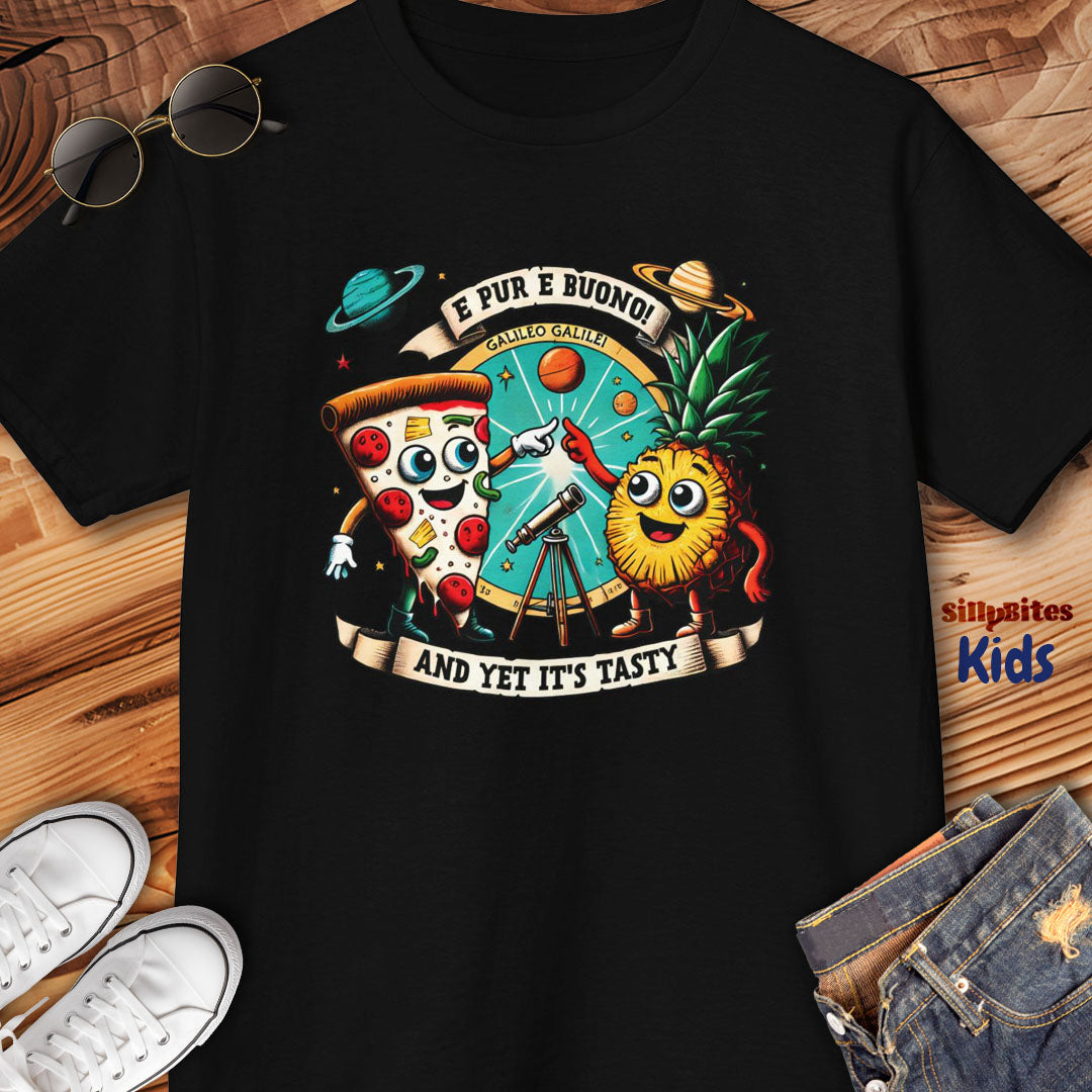 Funny Pineapple Pizza Kids T-Shirt
