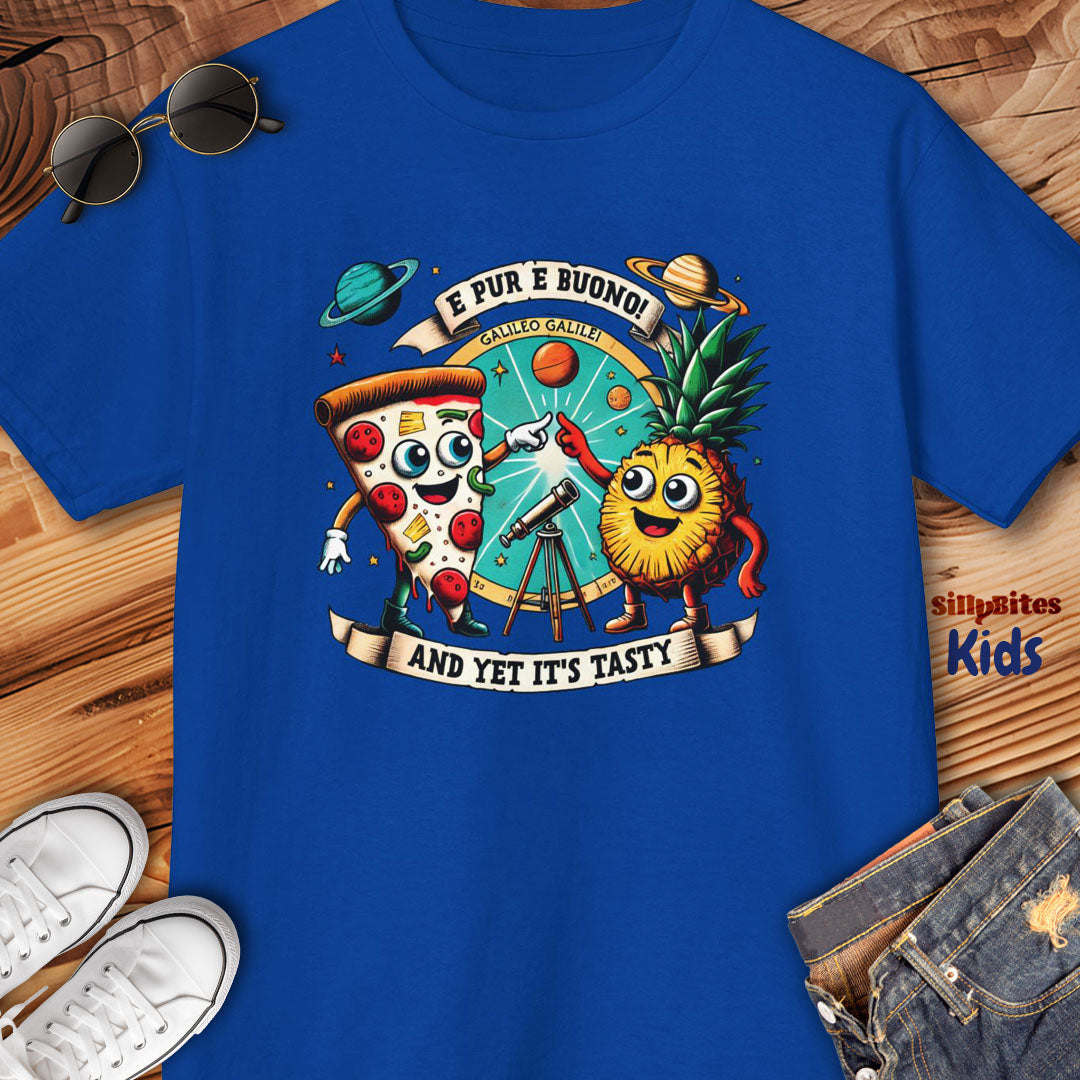 Funny Pineapple Pizza Kids T-Shirt