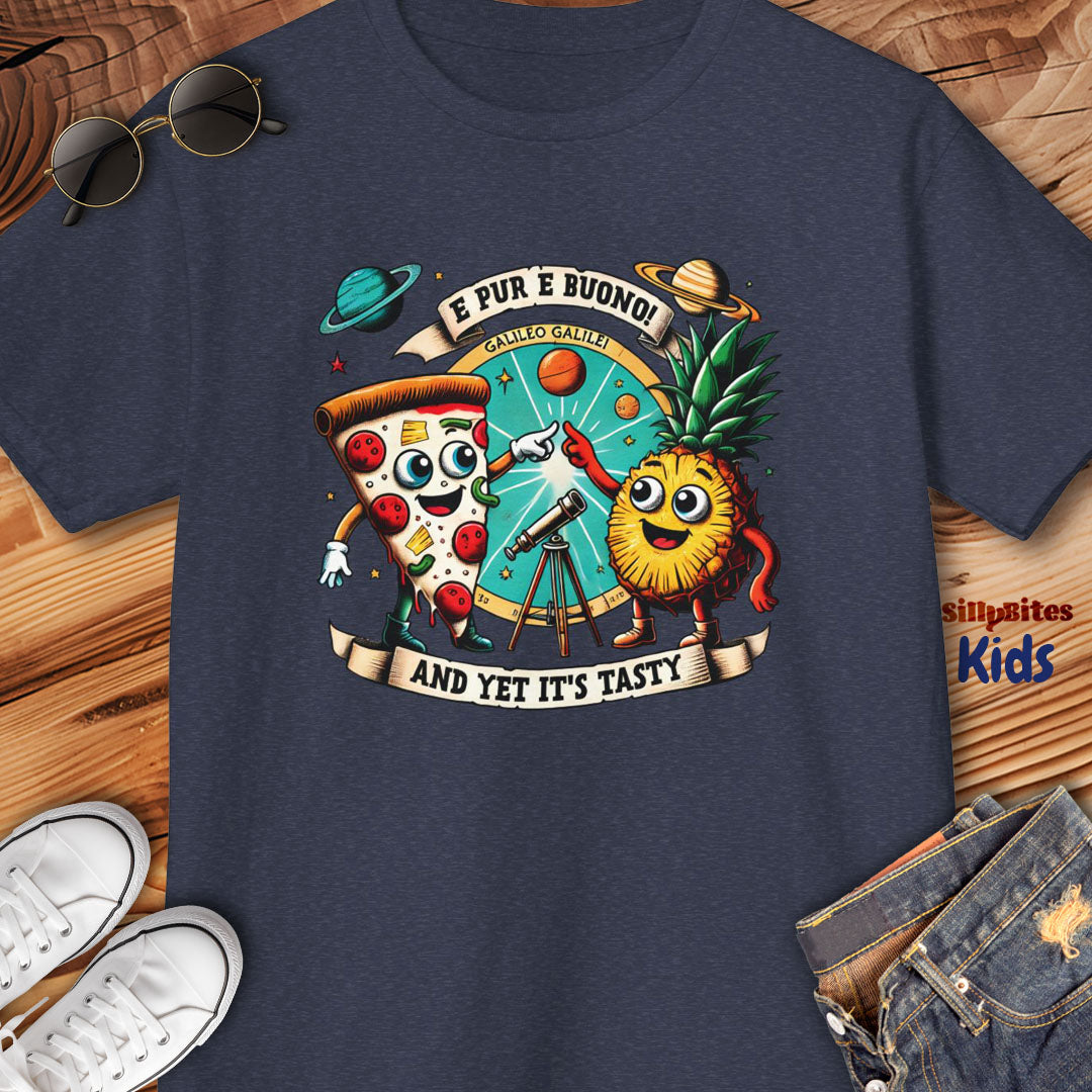 Funny Pineapple Pizza Kids T-Shirt