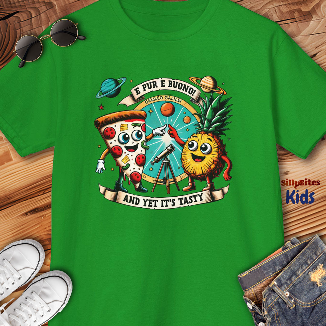 Funny Pineapple Pizza Kids T-Shirt