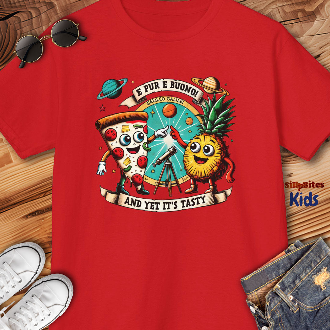 Funny Pineapple Pizza Kids T-Shirt