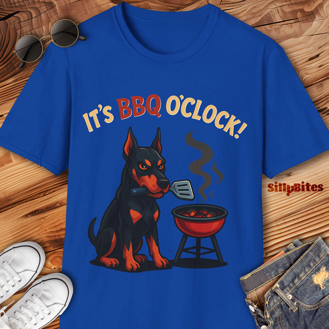 Doberman Dog Lover BBQ T-Shirt - Unisex