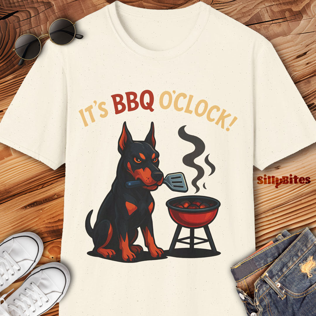 Doberman Dog Lover BBQ T-Shirt - Unisex