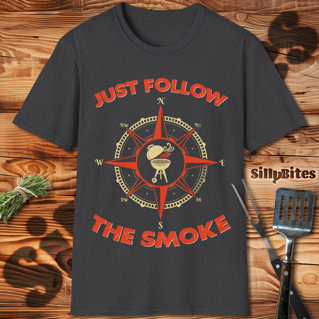 Adventure Compass Funny BBQ T-Shirt - Unisex