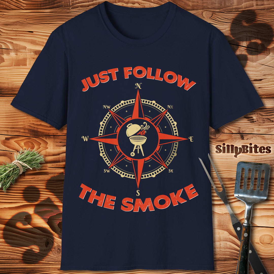 Adventure Compass Funny BBQ T-Shirt - Unisex