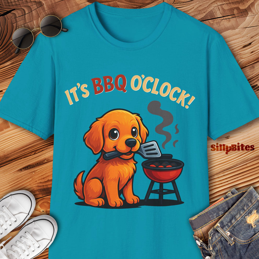 Golden Retriver Dog Lover BBQ T-Shirt - Unisex