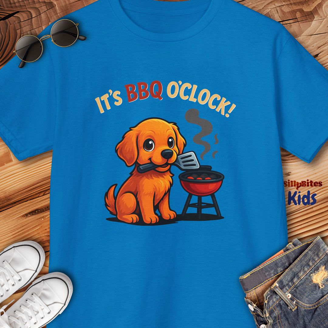 Cute Puppy BBQ Kids T-Shirt
