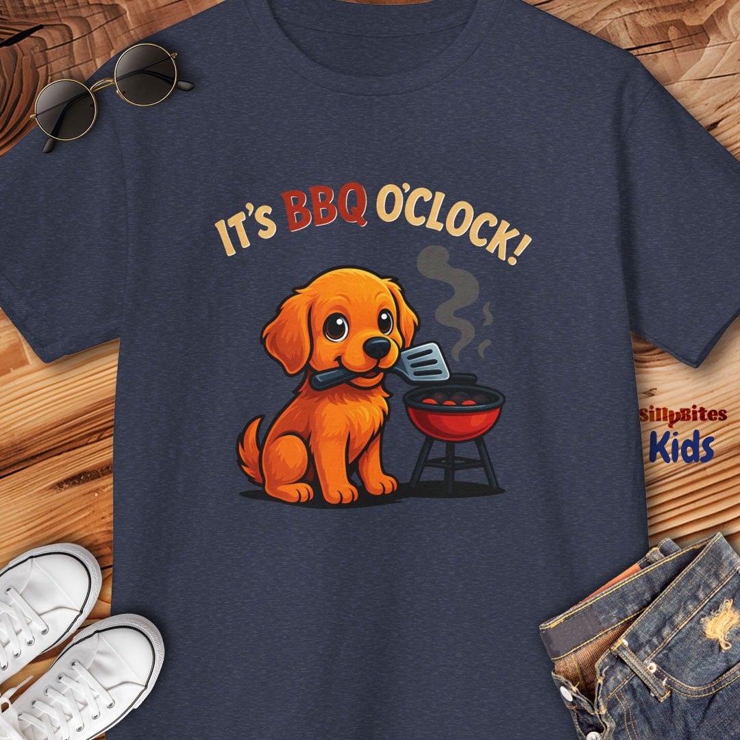 Cute Puppy BBQ Kids T-Shirt