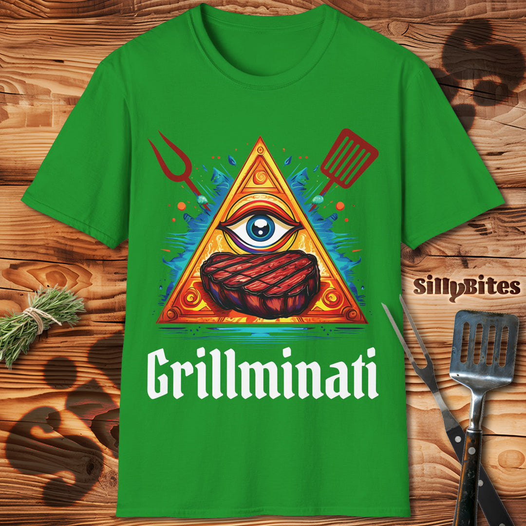 Illuminati Parody Grilling BBQ T-Shirt - Unisex