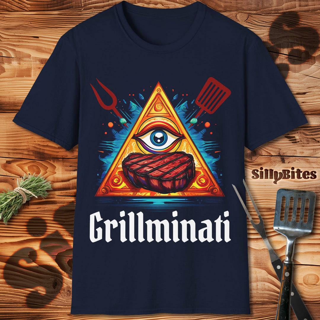 Illuminati Parody Grilling BBQ T-Shirt - Unisex