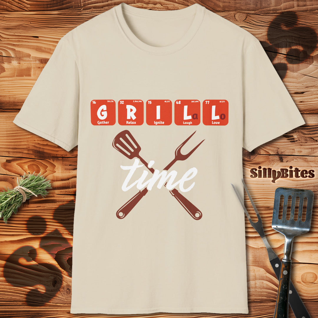 Grill Time - BBQ Party Humor T-Shirt - Unisex