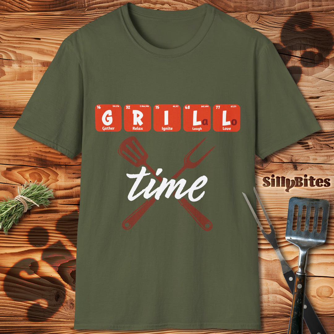 Grill Time - BBQ Party Humor T-Shirt - Unisex