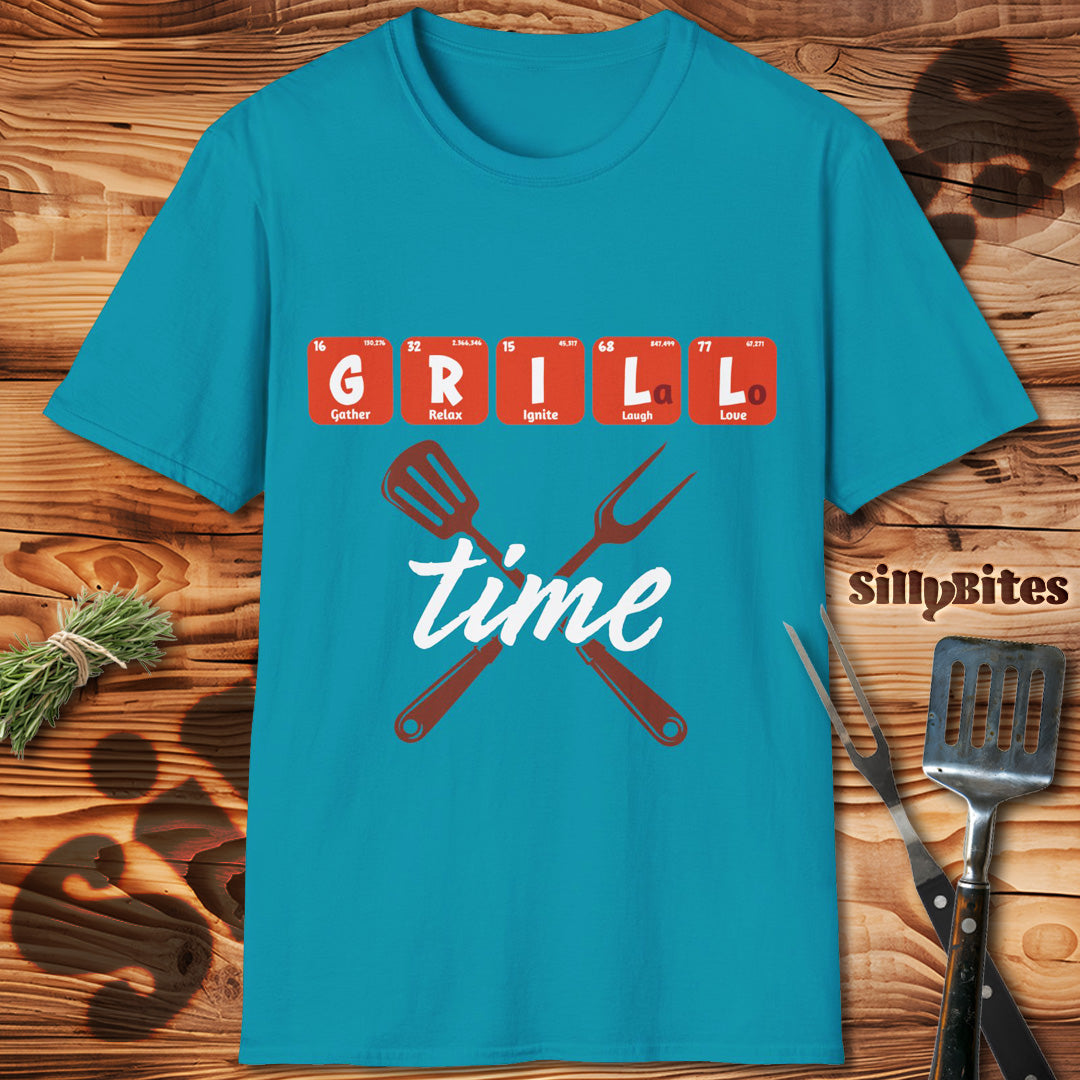 Grill Time - BBQ Party Humor T-Shirt - Unisex