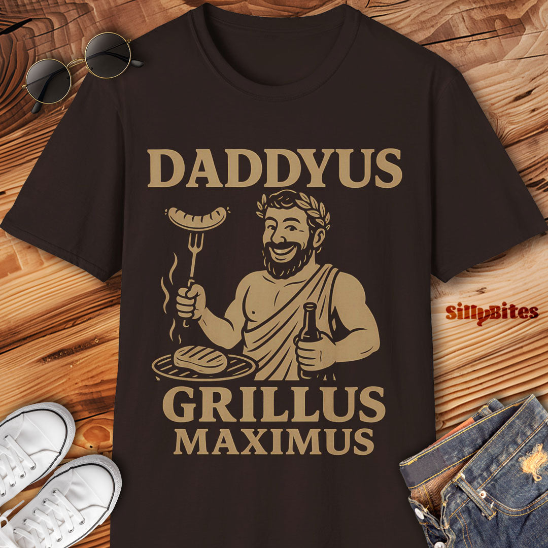 Funny Dad Roman BBQ T-Shirt - Unisex