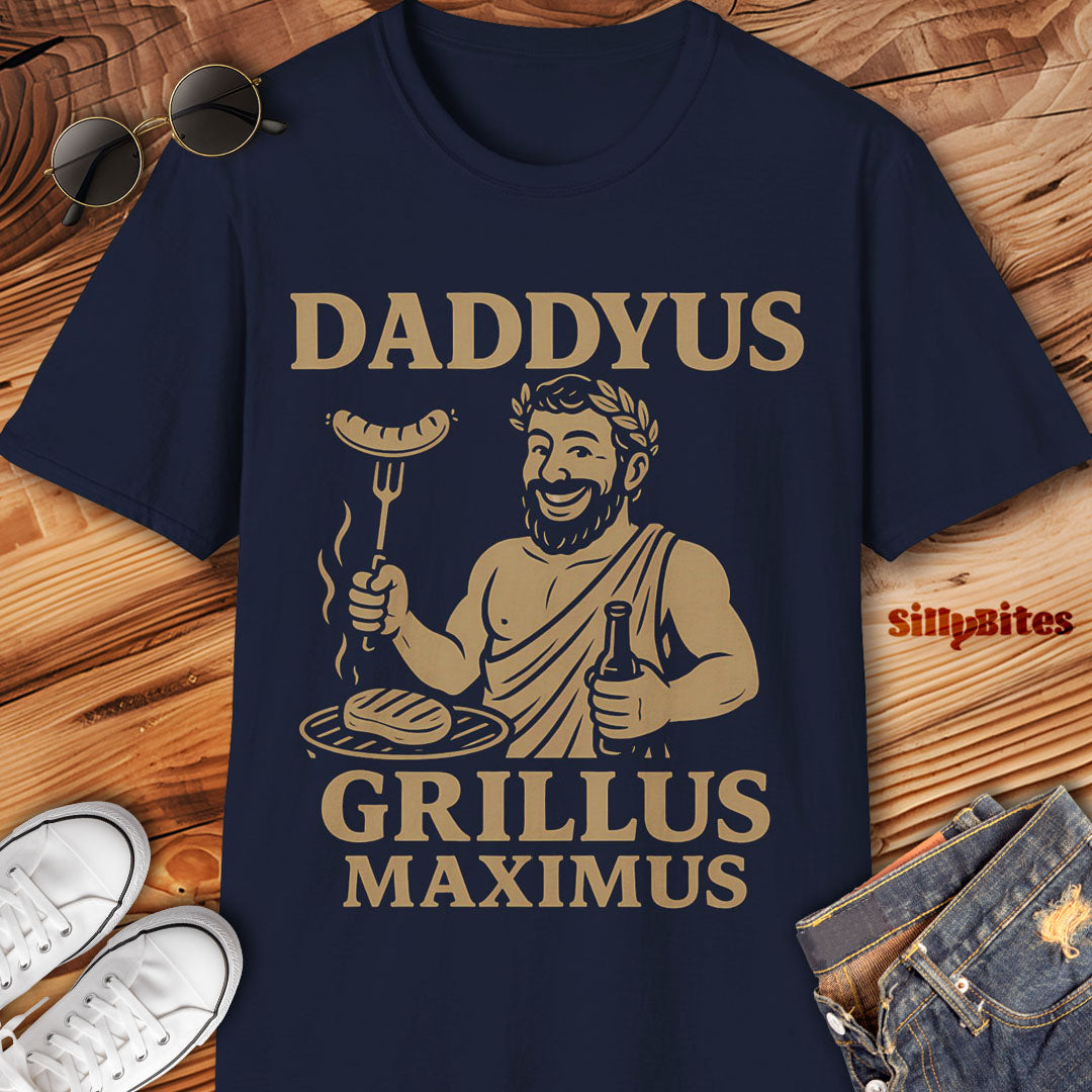 Funny Dad Roman BBQ T-Shirt - Unisex