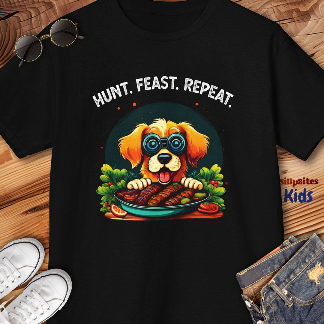 Funny Dog BBQ Kids T-Shirt