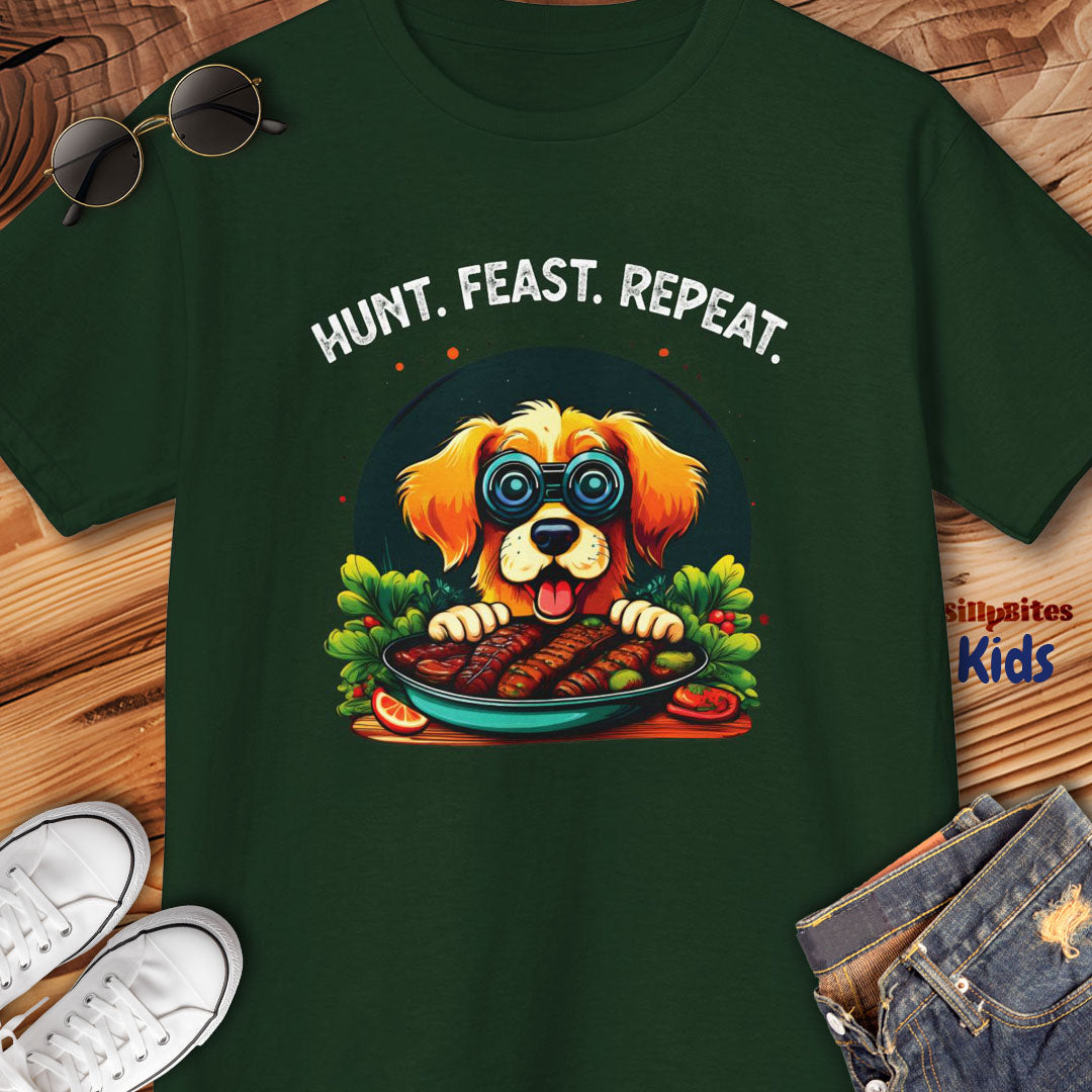 Funny Dog BBQ Kids T-Shirt