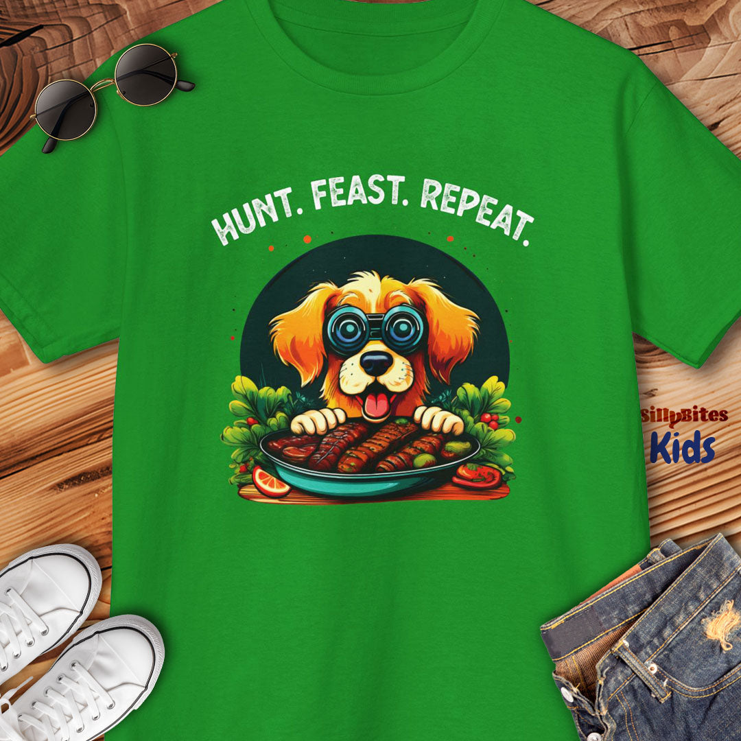 Funny Dog BBQ Kids T-Shirt