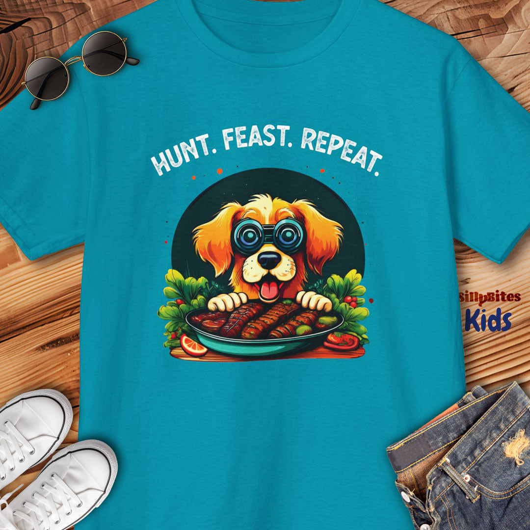 Funny Dog BBQ Kids T-Shirt