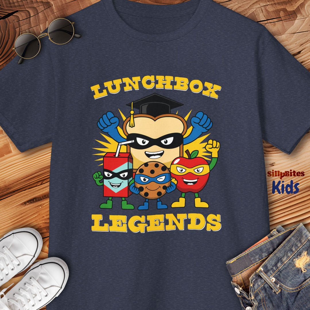 Lunchbox Legends Back To School Kids T-Shirt