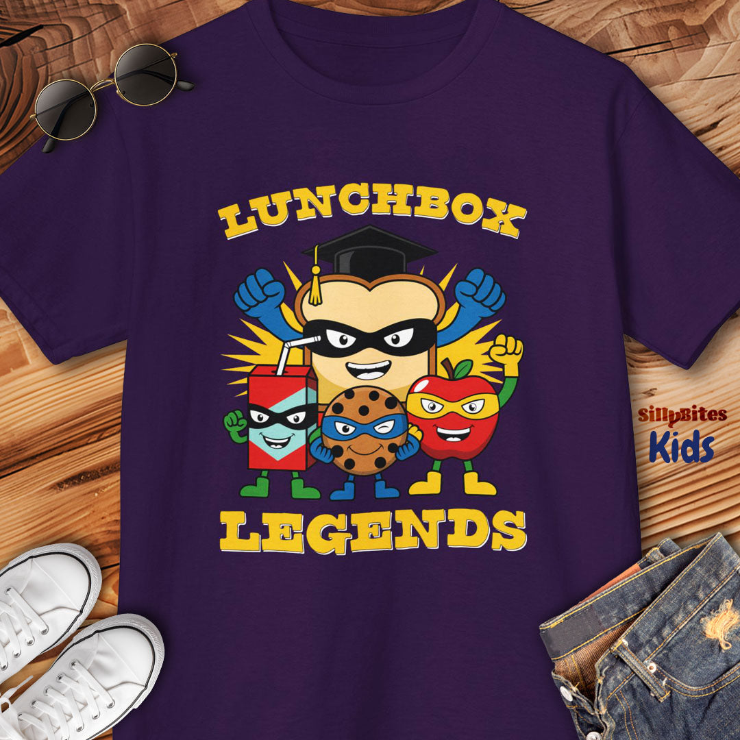 Lunchbox Legends Back To School Kids T-Shirt