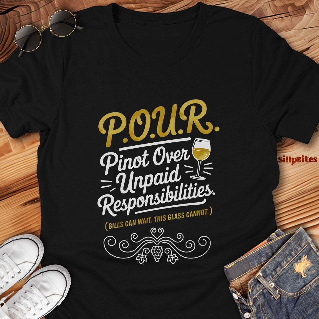 Sarcastic Wine T-Shirt - Unisex