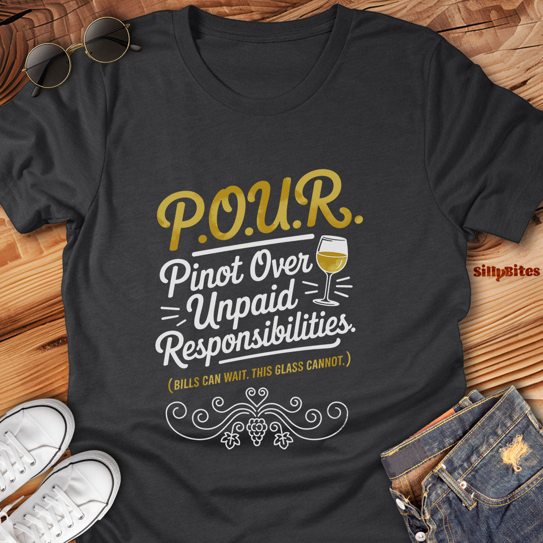 Sarcastic Wine T-Shirt - Unisex
