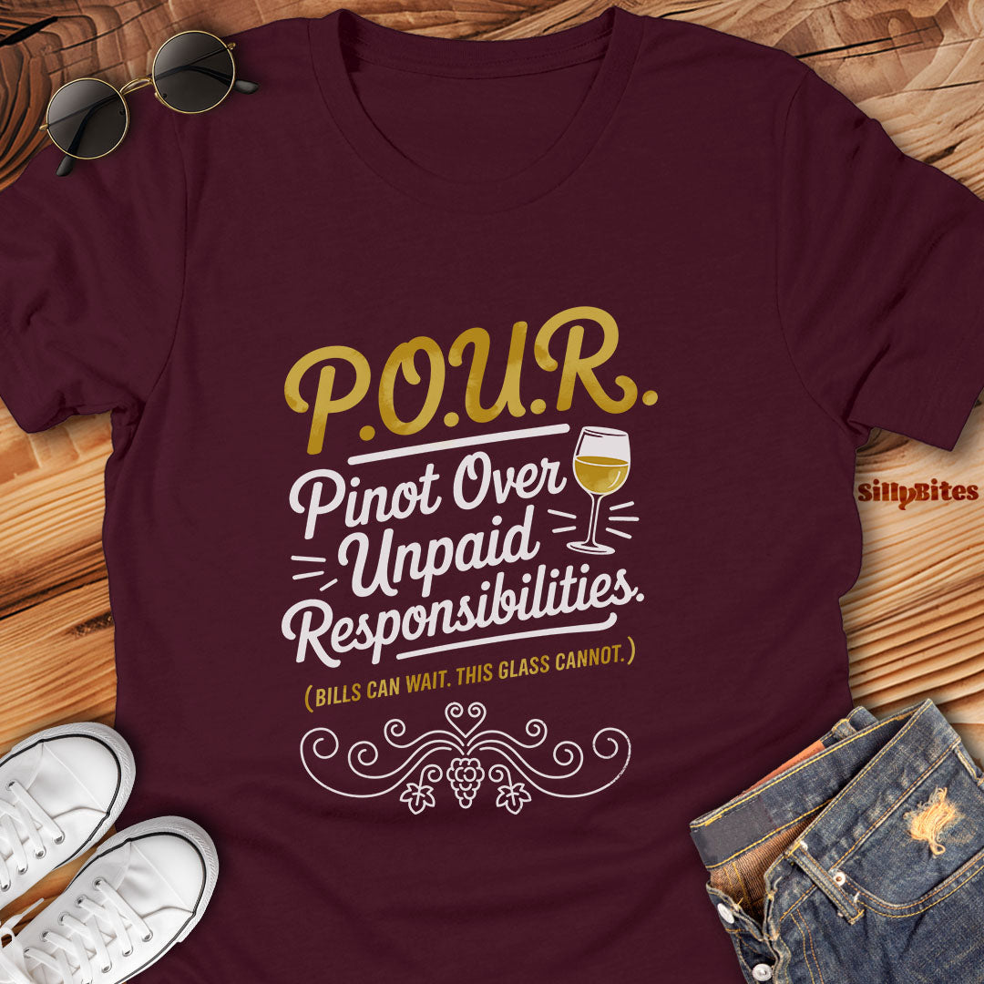 Sarcastic Wine T-Shirt - Unisex