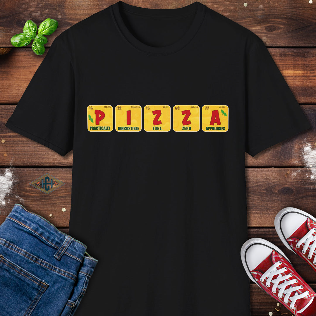 Pizza Periodical Table Humor T-Shirt - Unisex
