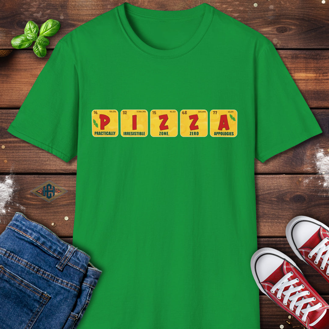 Pizza Periodical Table Humor T-Shirt - Unisex