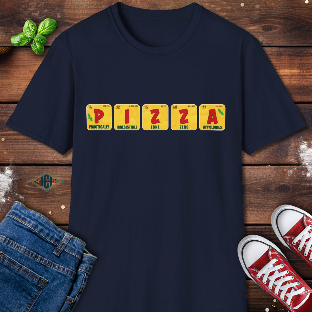 Pizza Periodical Table Humor T-Shirt - Unisex