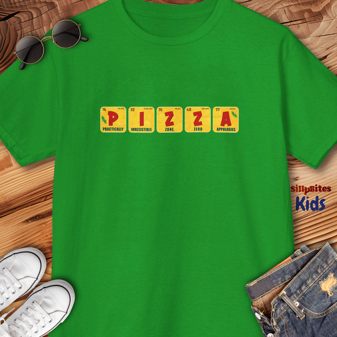 Funny Pizza Periodic Table Kids T-Shirt