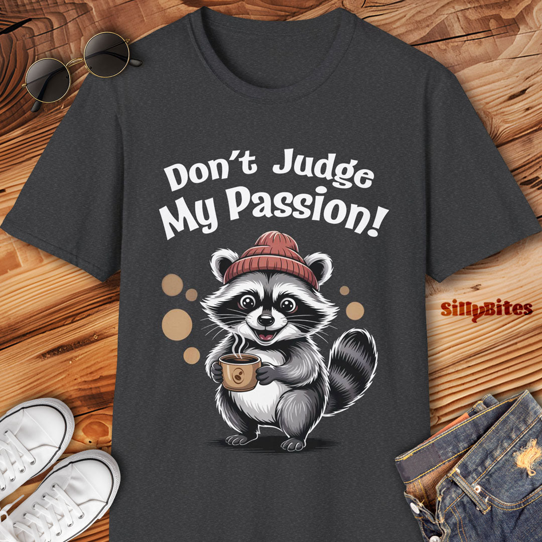 Racoon Coffee Lover T-Shirt - Unisex