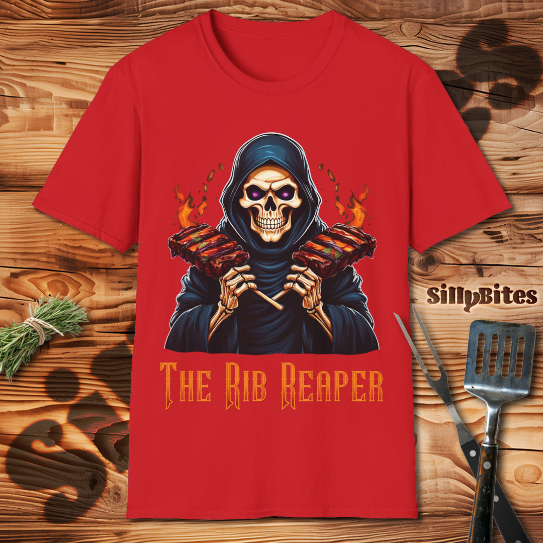 Funny Skeleton BBQ Ribs Lover T-Shirt - Unisex