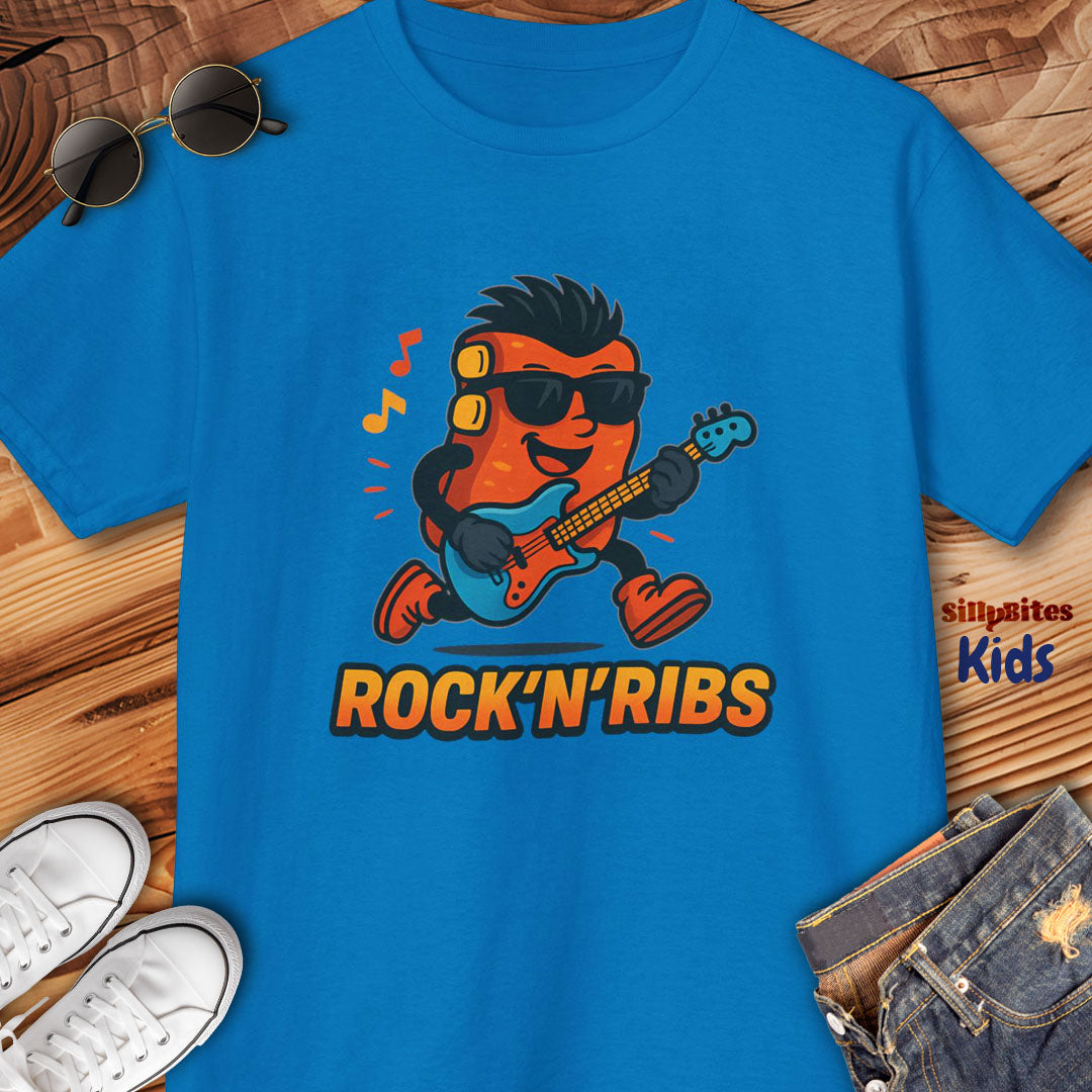 Bbq Ribs Rocker Kids T-Shirt