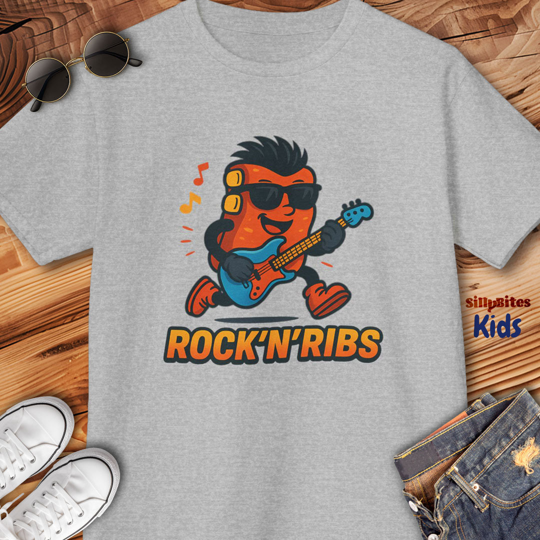 Bbq Ribs Rocker Kids T-Shirt