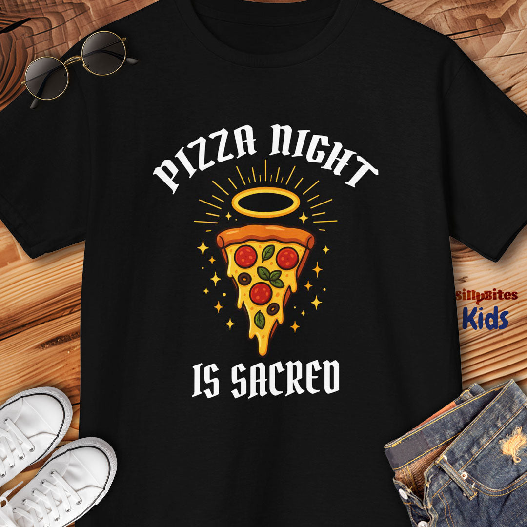 Pizza Night Is Sacred Kids T-Shirt