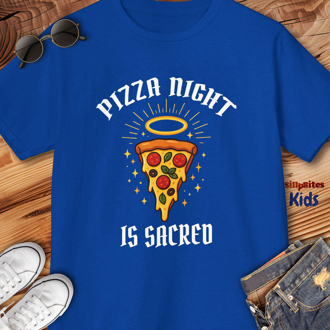 Pizza Night Is Sacred Kids T-Shirt