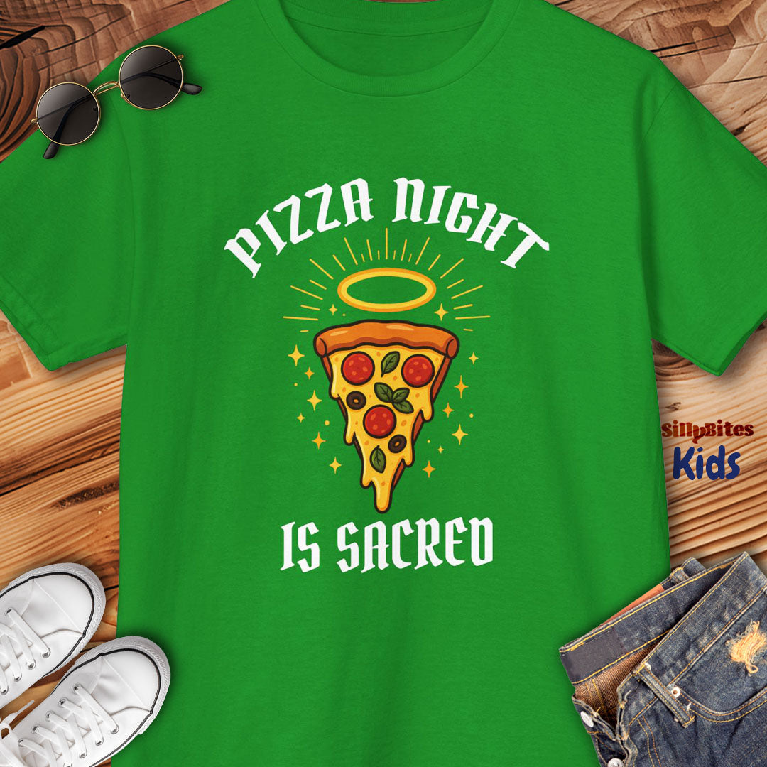 Pizza Night Is Sacred Kids T-Shirt