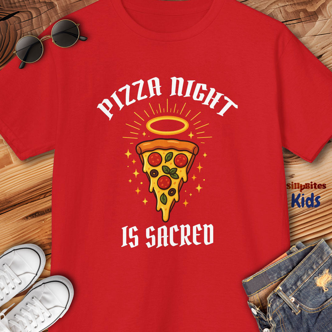 Pizza Night Is Sacred Kids T-Shirt
