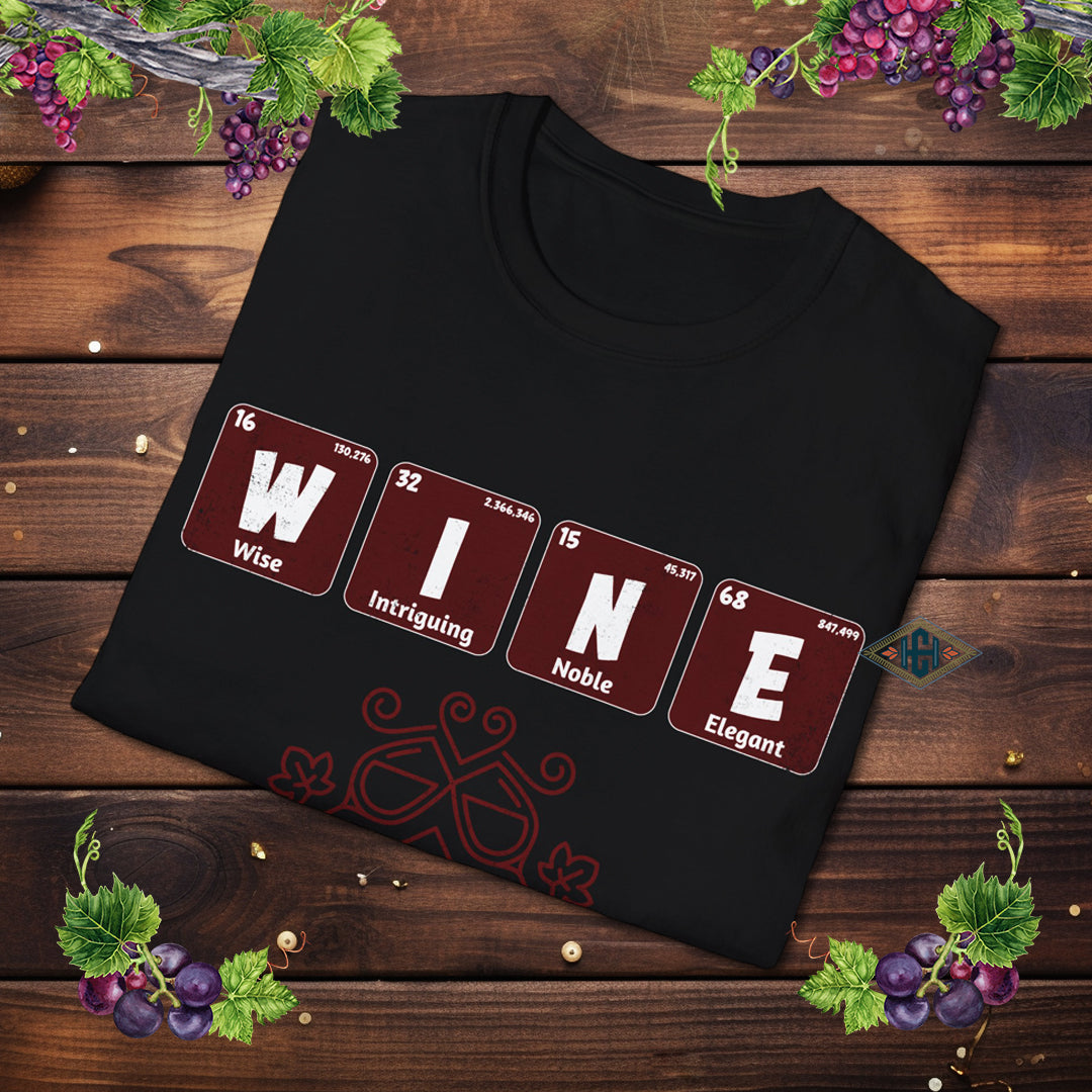 Periodic Table Wine Lover T-Shirt - Unisex