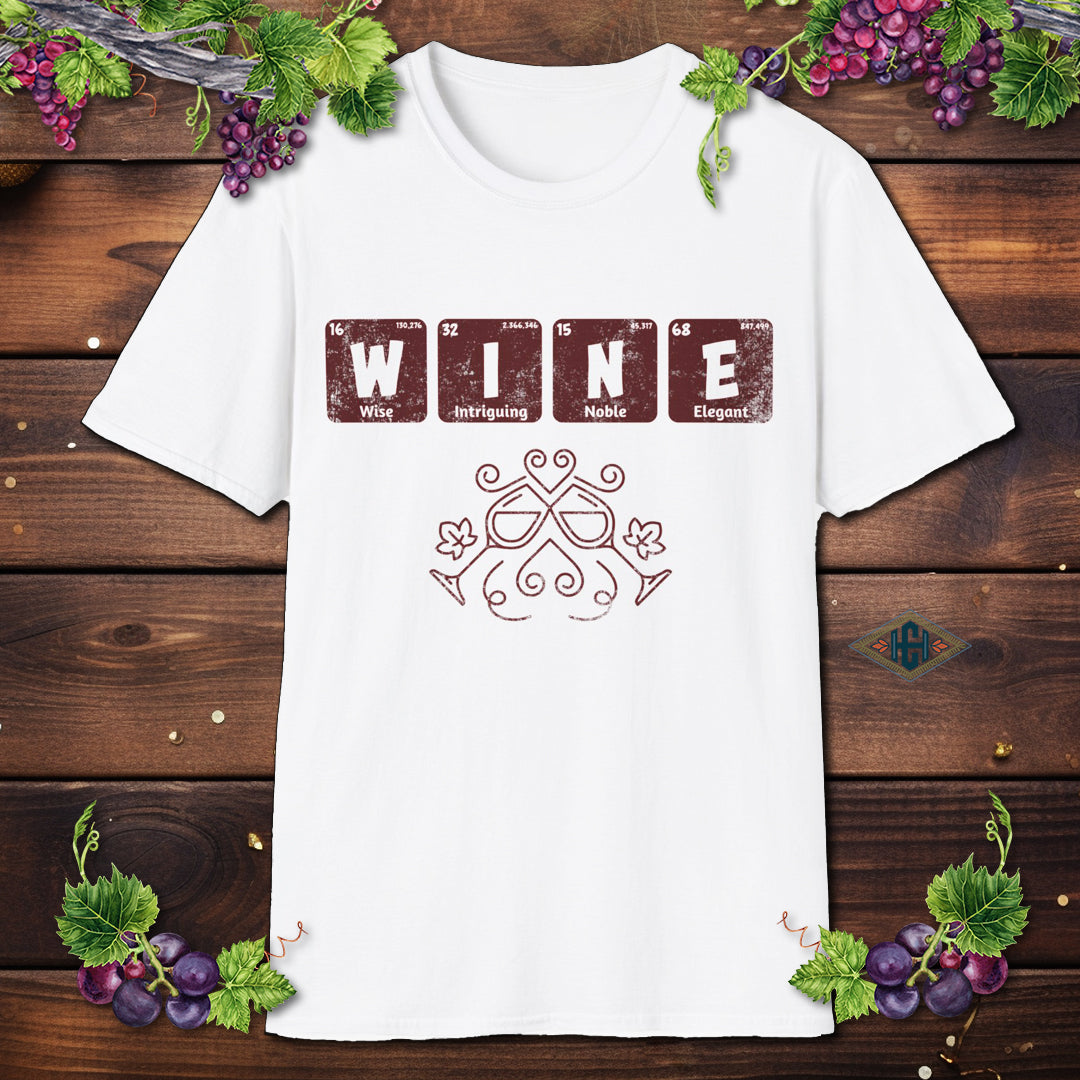 Periodic Table Wine Lover T-Shirt - Unisex