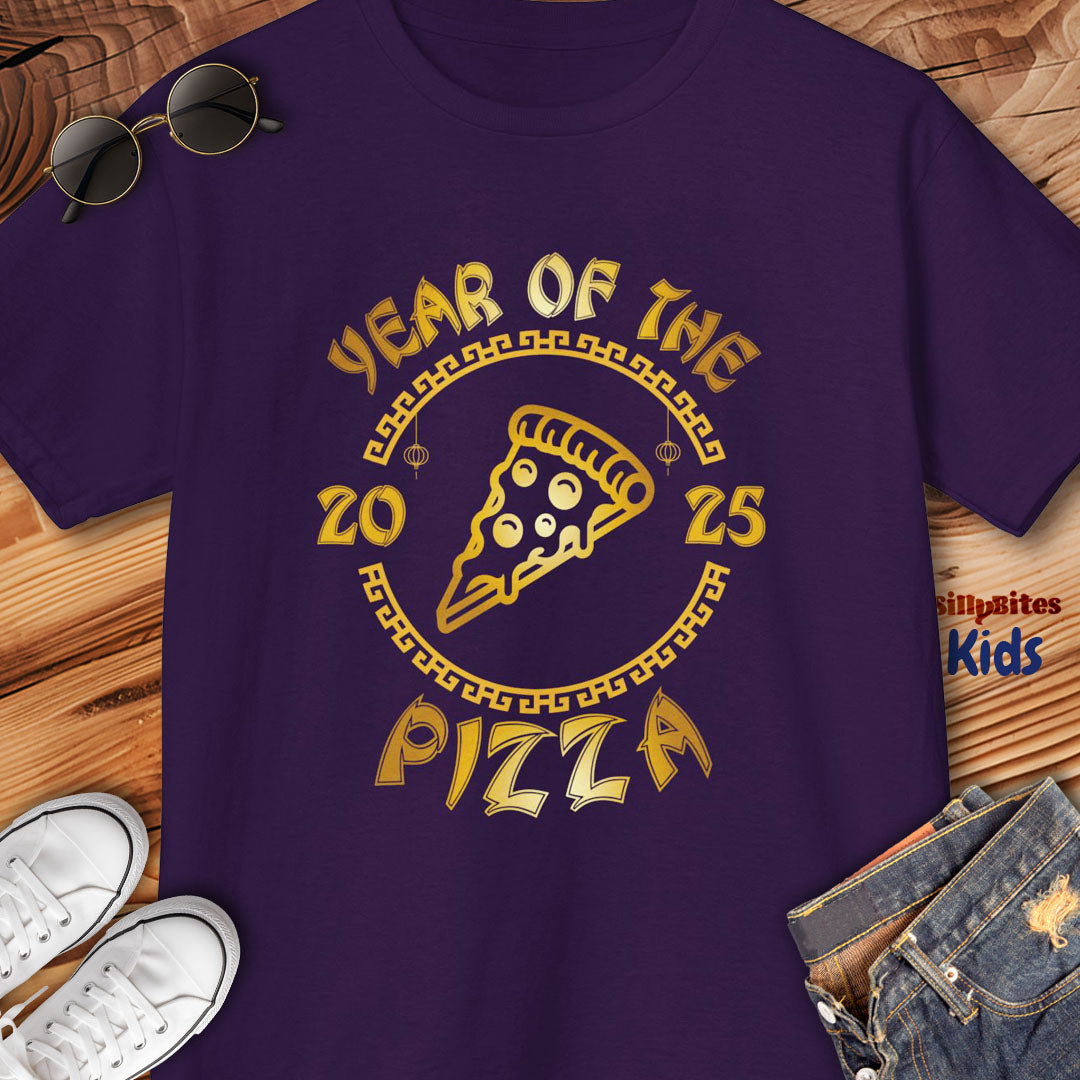2025 Year Of The Pizza Kids T-Shirt