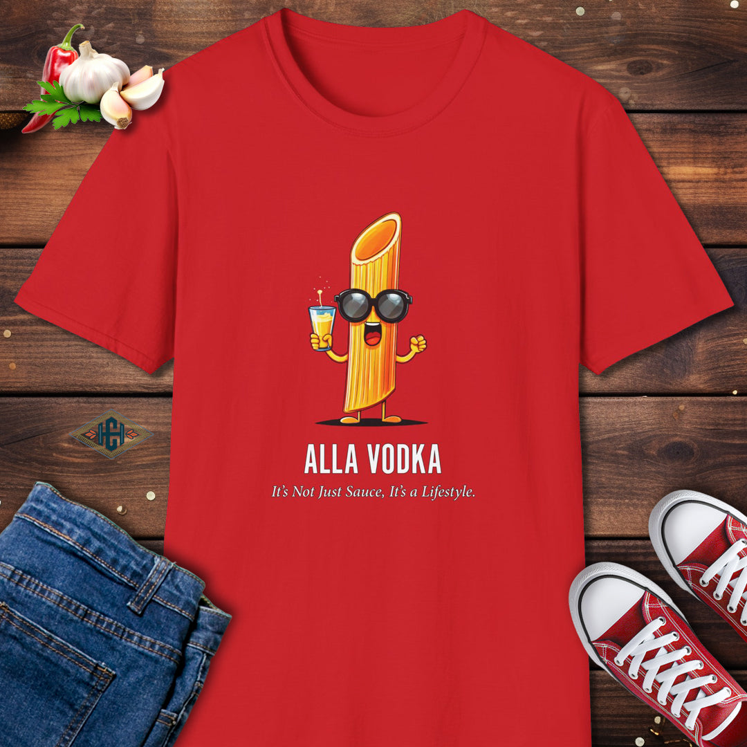 Funny Foodie Penne Alla Vodka T-Shirt