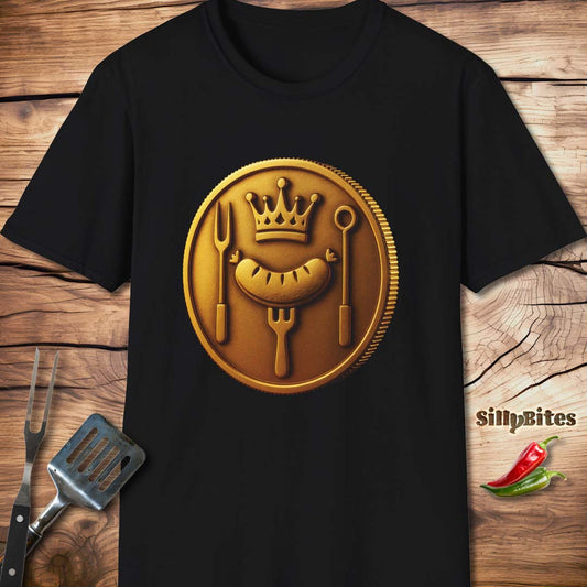 BBQ Coin Grill Master Sausage King Funny Summer T-shirt