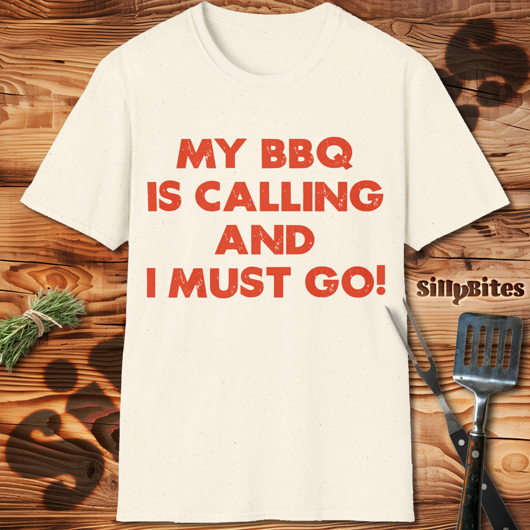 BBQ Is Calling Funny BBQ Lover T-Shirt - Unisex
