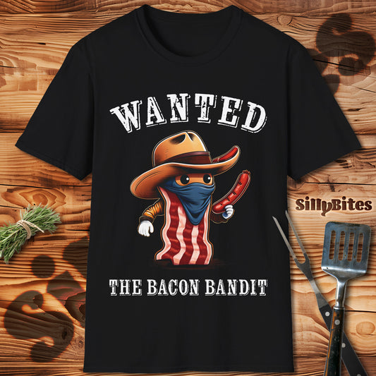 Funny Bacon Bandit T-Shirt
