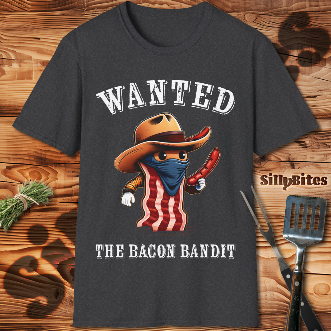 Funny Bacon Bandit T-Shirt