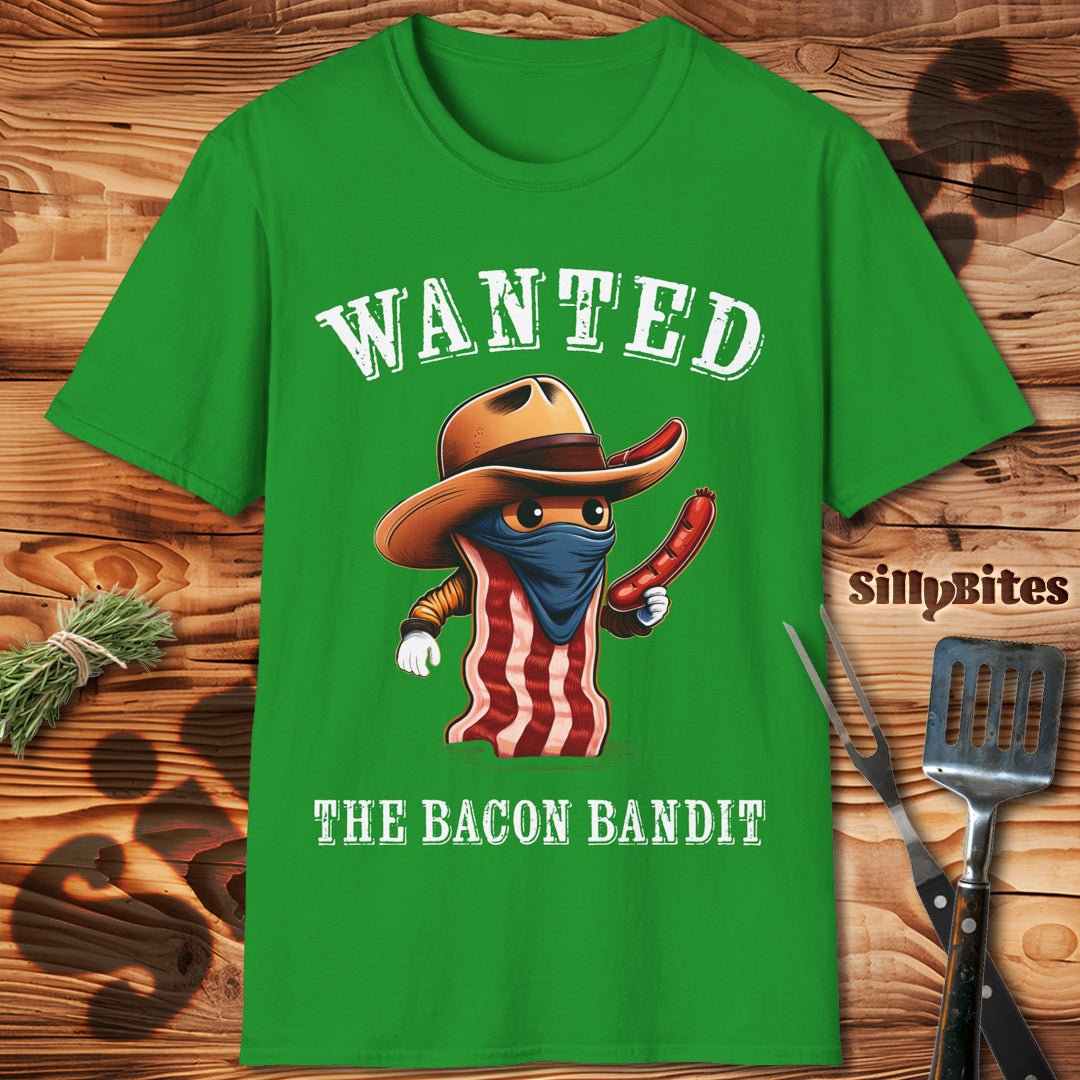 Funny Bacon Bandit T-Shirt